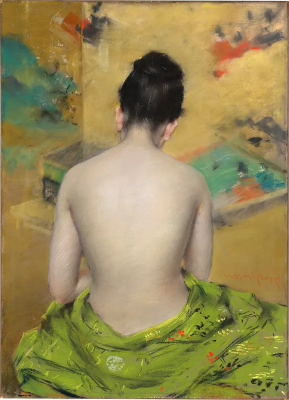 Study of Flesh Color and Gold (1888) by William Merritt Chase